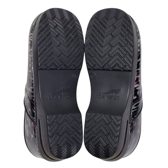 Dansko Clog Women Size EU 40 US 9.5-10 Professional Metallic Waves Patent Nurse - Picture 12 of 16